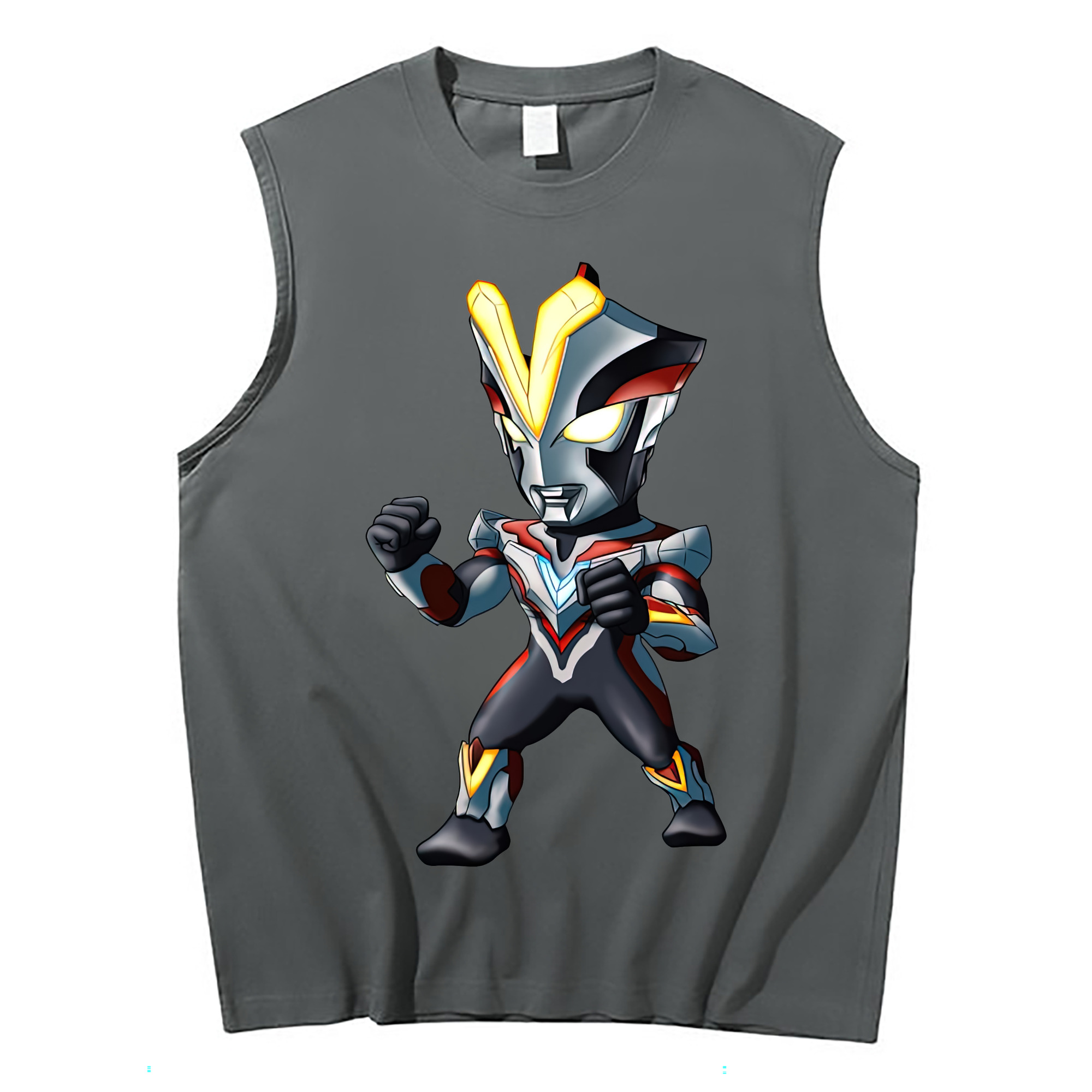 （画像用） ウルトラマン Ultraman コットン100％タンクトップ（フロントプリント）